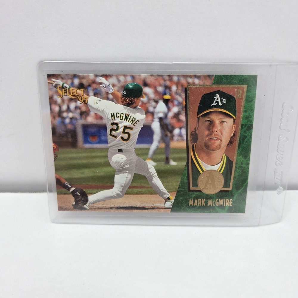 1995 Select Mark McGwire #14 Oakland A's Power Hitter Slugger MLB Card